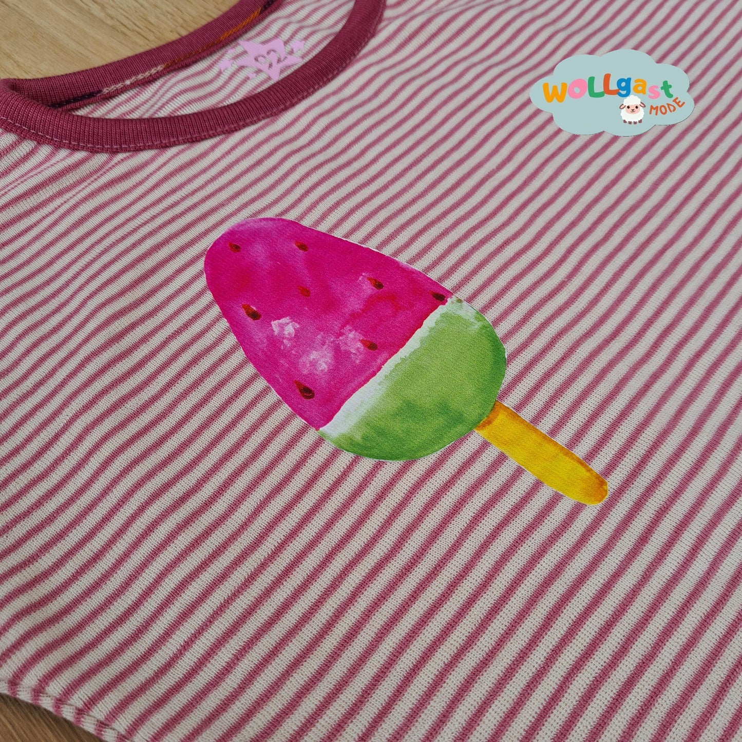 Streifen T-Shirt Eis