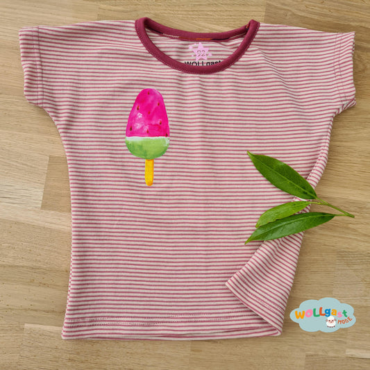 Streifen T-Shirt Eis